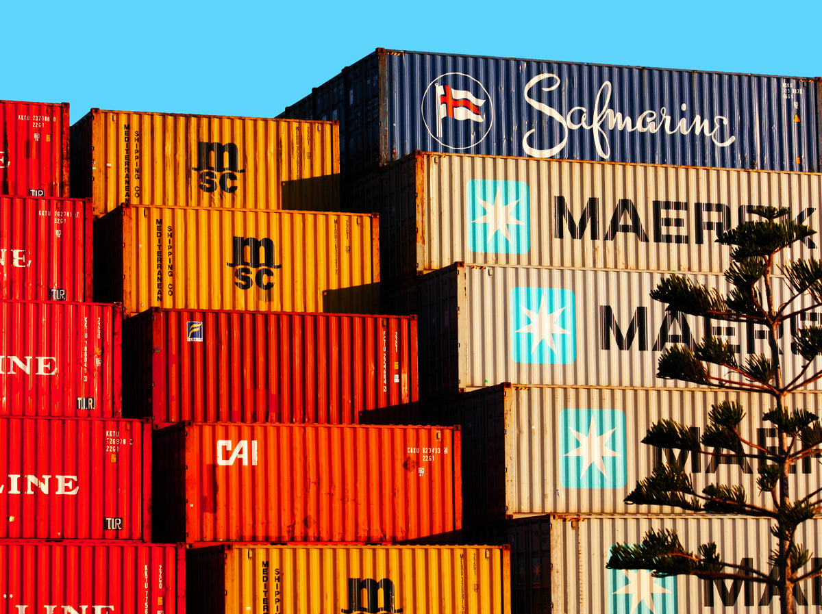 Primary Containers - FRAMED PRINT
